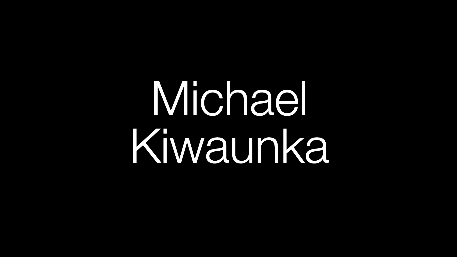 (c) Michaelkiwanuka.com